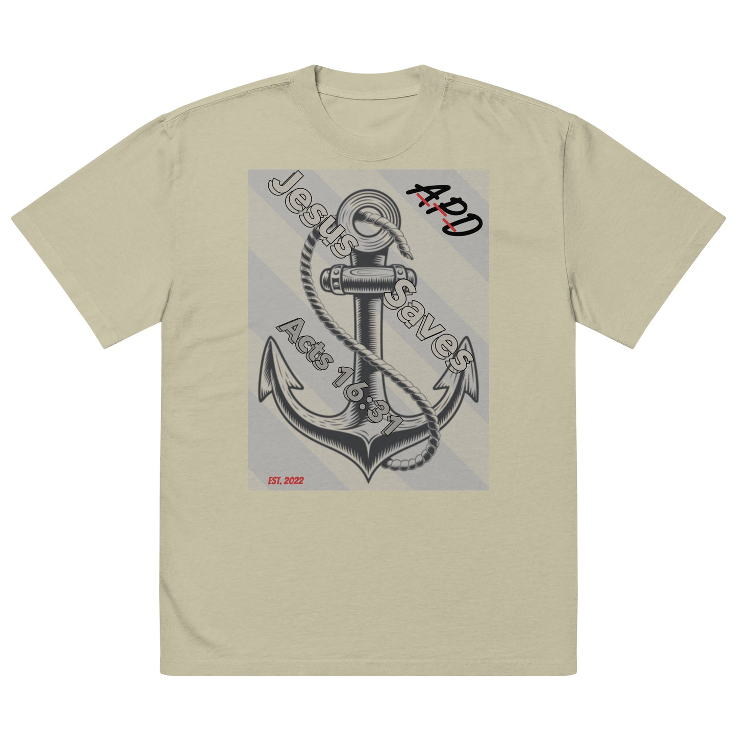 APD Oversized Anchor Tee