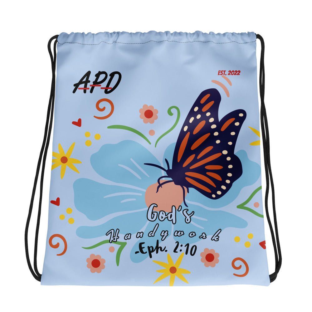 APD Butterfly Drawstring bag - AProphet'sDaughter