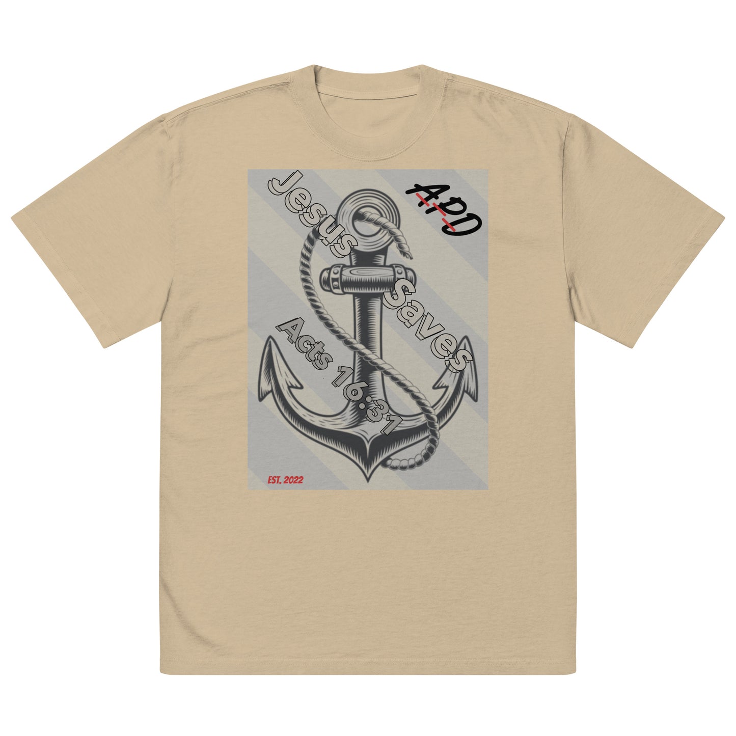 APD Oversized Anchor Tee